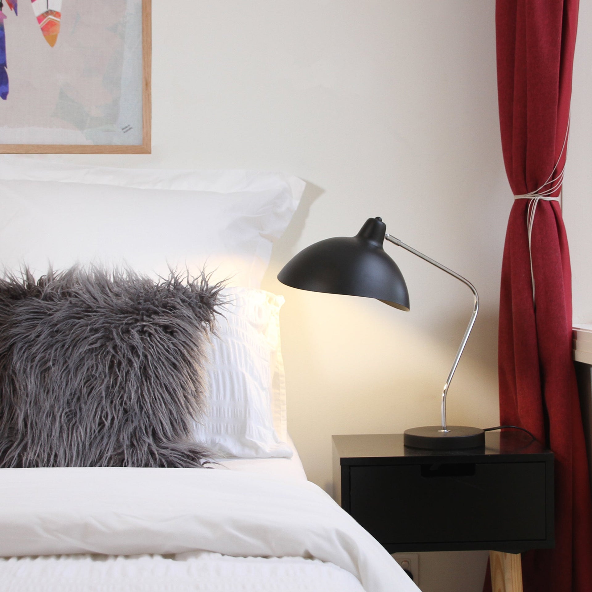 Abby Table Lamp - Black Does not apply