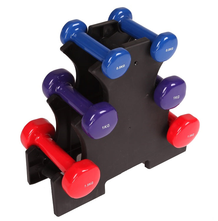 6-Piece Dumbbell Set with Rack Does not apply