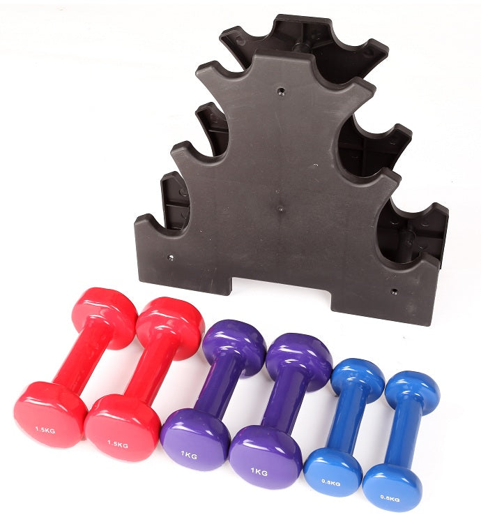 6-Piece Dumbbell Set with Rack Does not apply