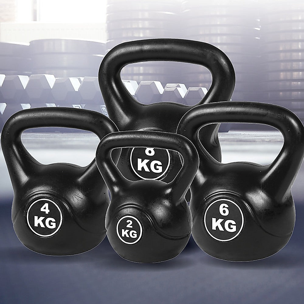4pcs Exercise Kettle Bell Weight Set 20KG Does not apply
