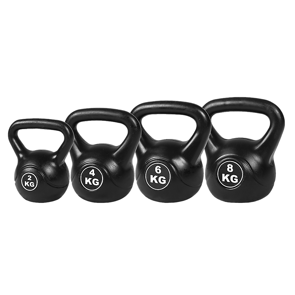 4pcs Exercise Kettle Bell Weight Set 20KG Does not apply