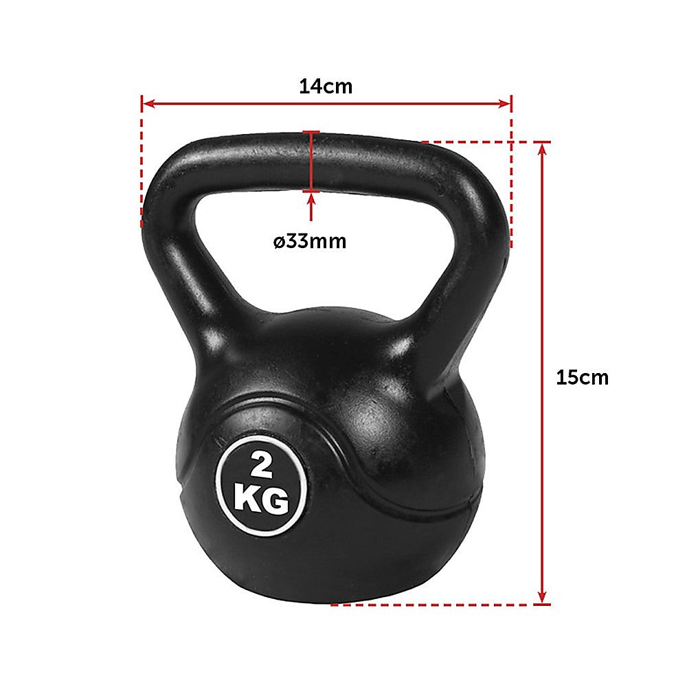 4pcs Exercise Kettle Bell Weight Set 20KG Does not apply