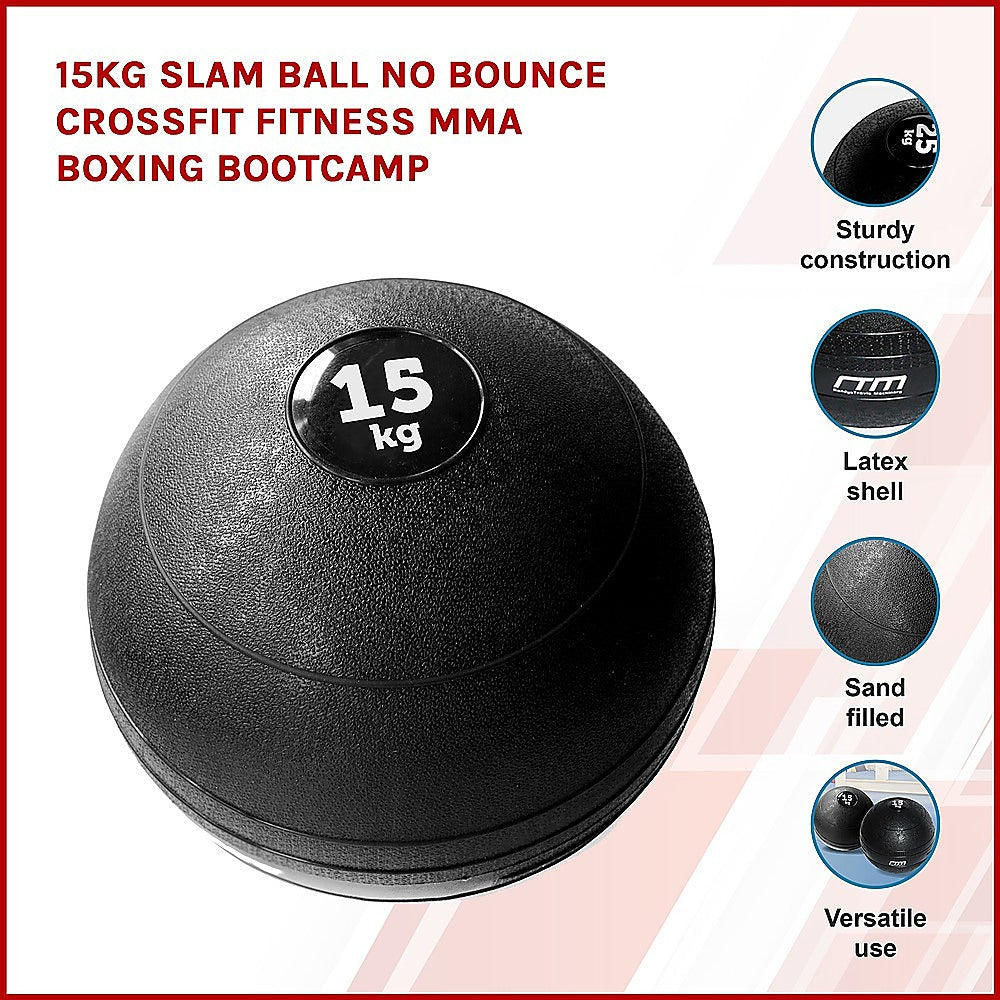 15kg Slam Ball No Bounce Crossfit Fitness MMA Boxing BootCamp Does not apply