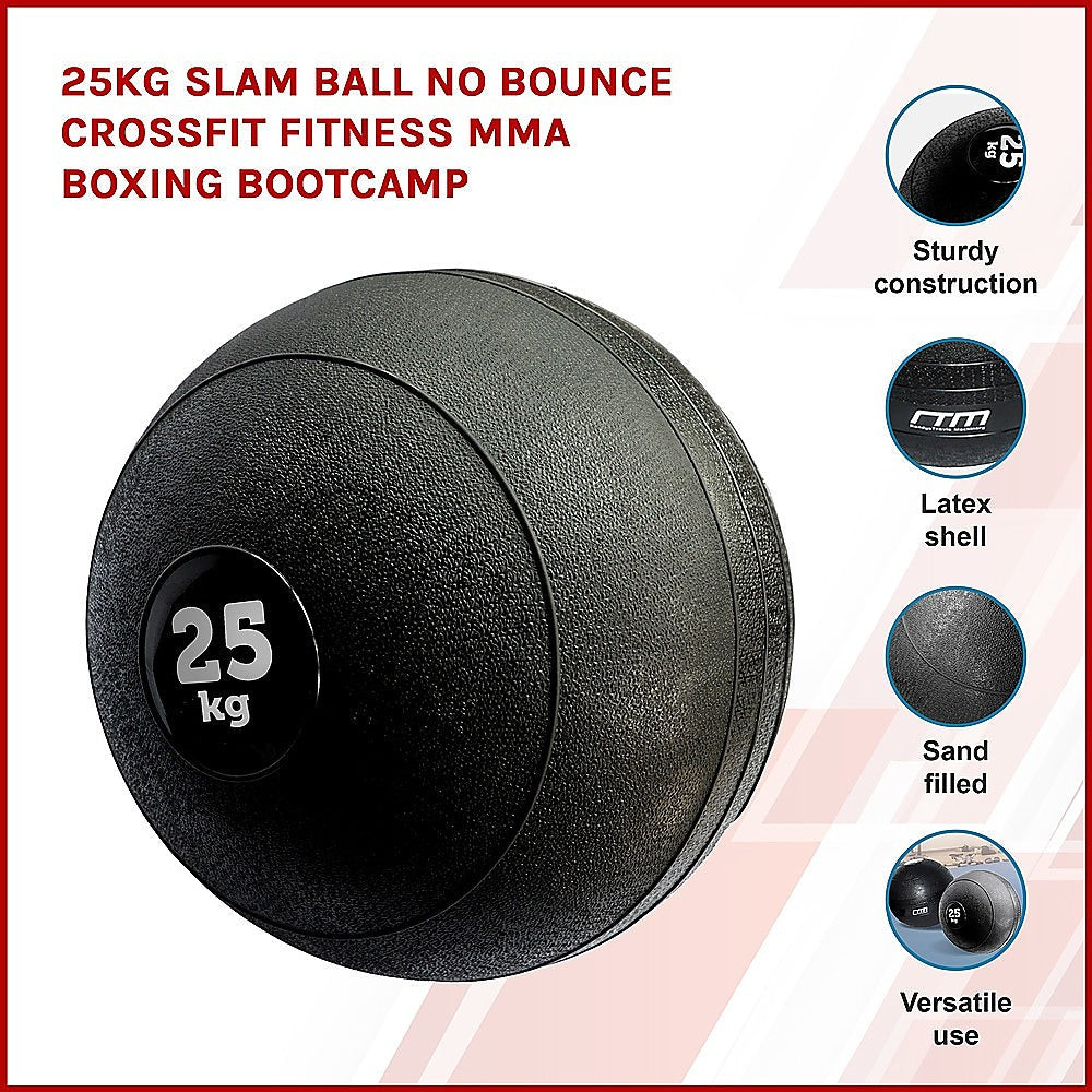 25kg Slam Ball No Bounce Crossfit Fitness MMA Boxing BootCamp Does not apply