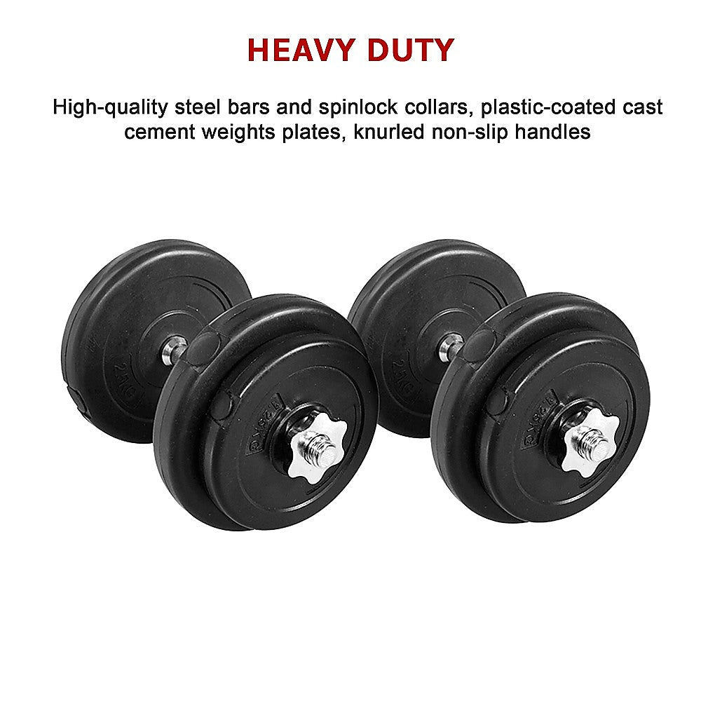 20KG Dumbbell Adjustable Weight Set Does not apply