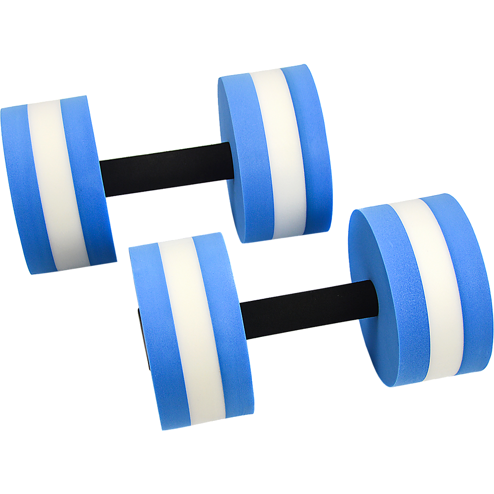 2x Water Aerobics Dumbbell EVA Aquatic Barbell Aqua Fitness Does not apply