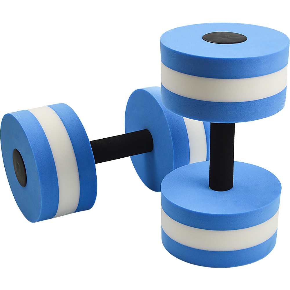 2x Water Aerobics Dumbbell EVA Aquatic Barbell Aqua Fitness Does not apply