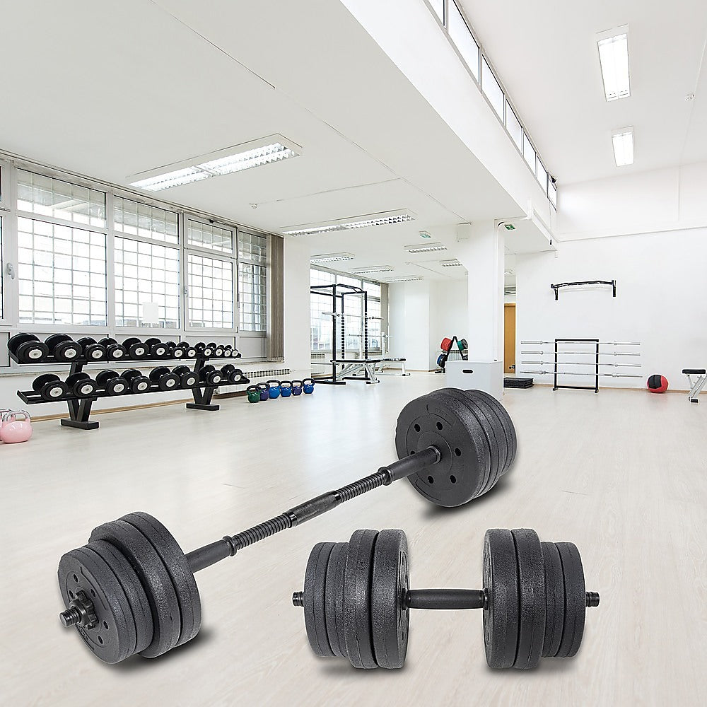 20kg Dumbbell Set Home Gym Fitness Exercise Weights Bar Plate Does not apply