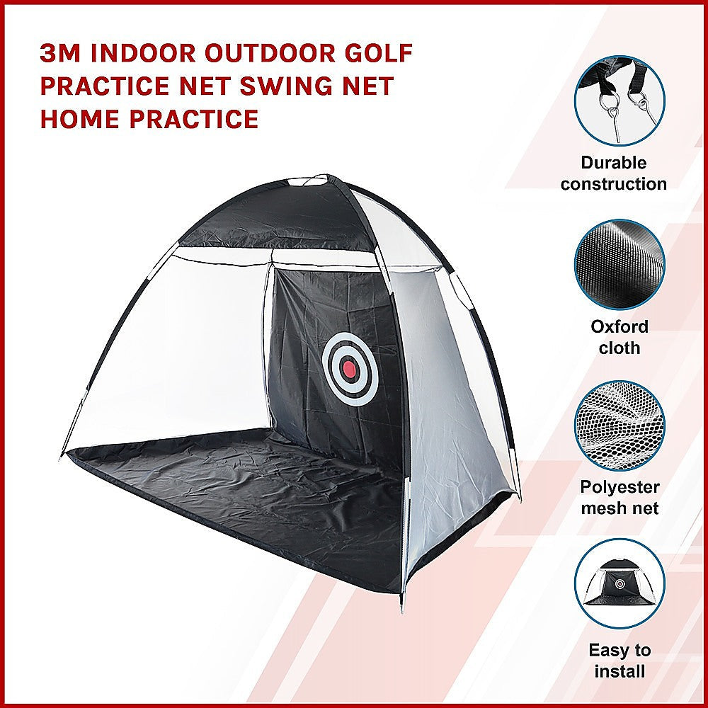 3m Indoor Outdoor Golf Practice Net Swing Net Home Practice Does not apply