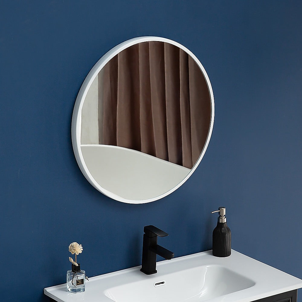 90cm Round Wall Mirror Bathroom Makeup Mirror by Della Francesca Della Francesca