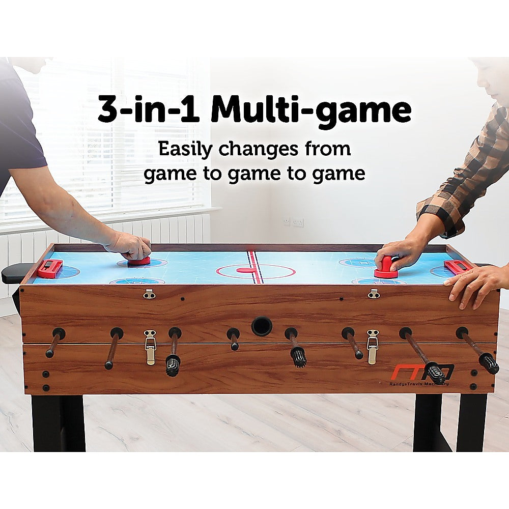 4FT 3-in-1 Games Foosball Soccer Hockey Pool Table Does not apply