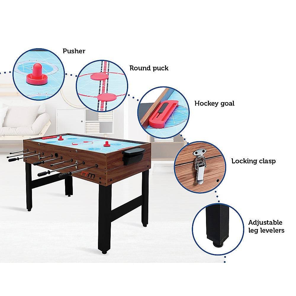 4FT 3-in-1 Games Foosball Soccer Hockey Pool Table Does not apply