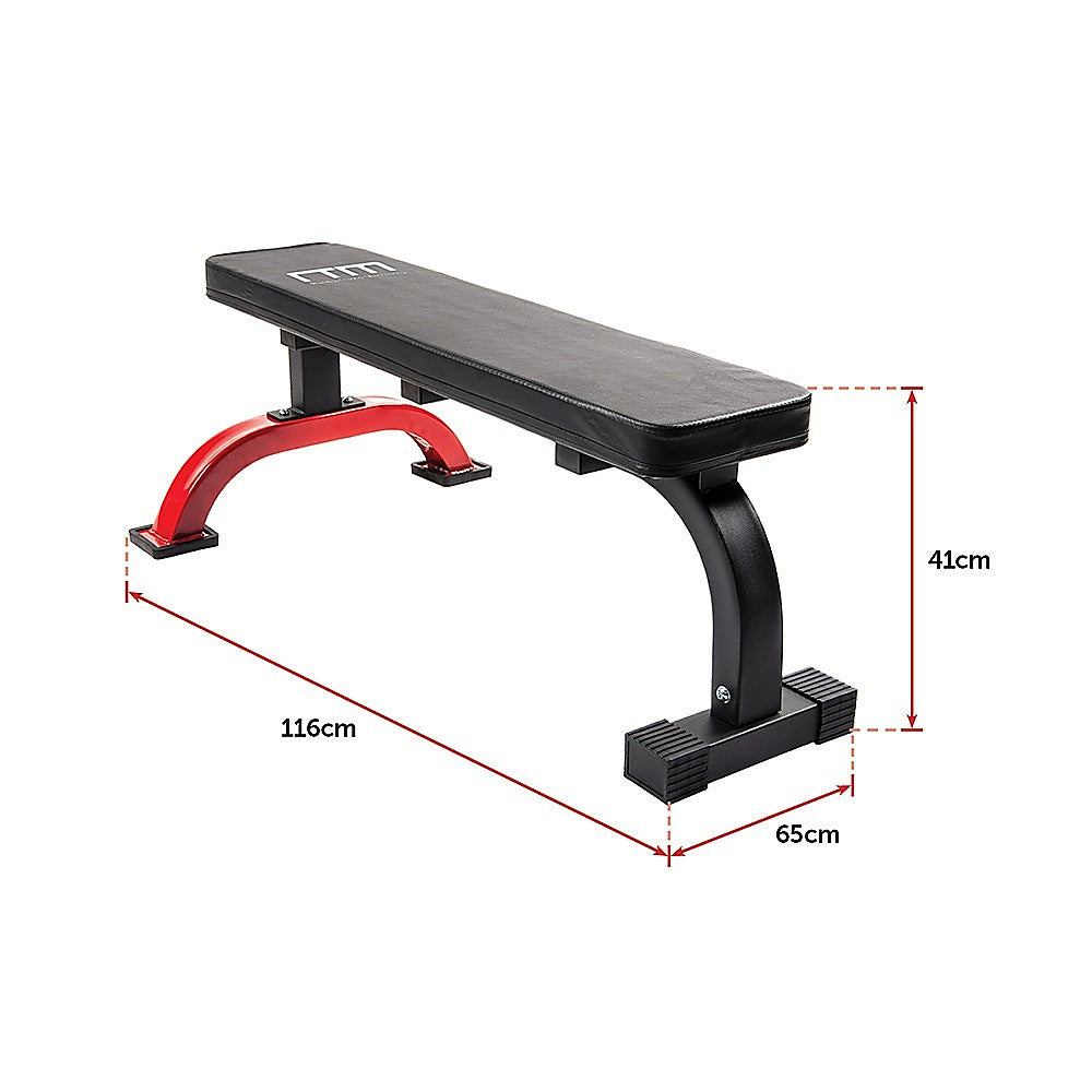 Fitness Flat Bench Weight Press Gym Home Strength Training Exercise Does not apply