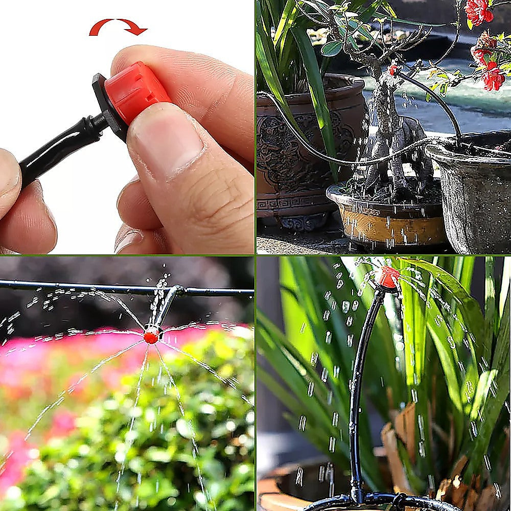 50M Hose Garden Irrigation System Plant Watering DIY Micro Drip Kits Does not apply