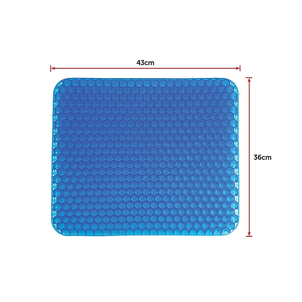 Gel Chair Seat Cushion For Lower Back Pain Pressure Relief Wheelchair Car Office Does not apply