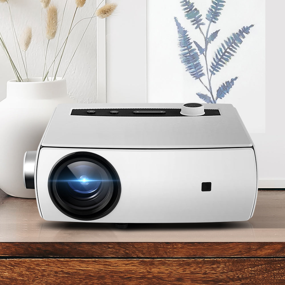 Mini Video Projector Wifi USB HDMI Portable 4000 Lumens HD 1080P Home Devanti