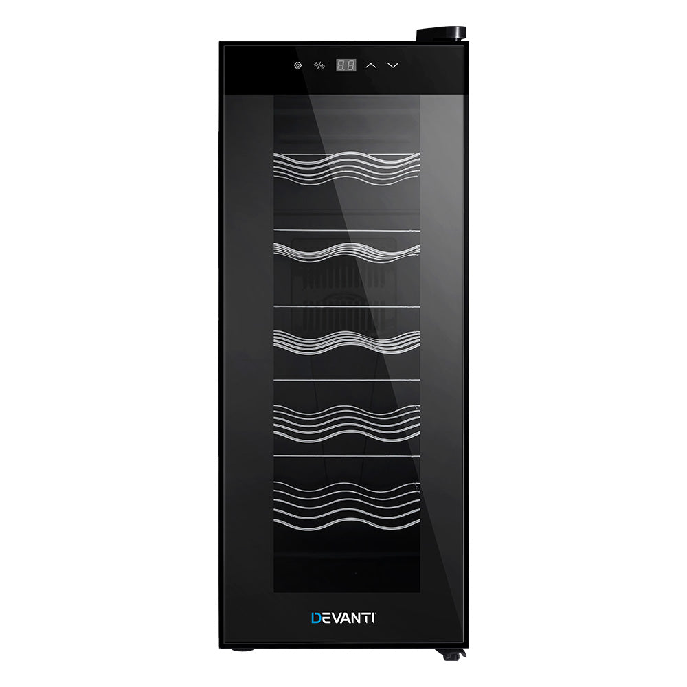 Devanti Cooler 12 Bottle Thermoelectric Fridge Storage Chiller freeshipping - Awezingly