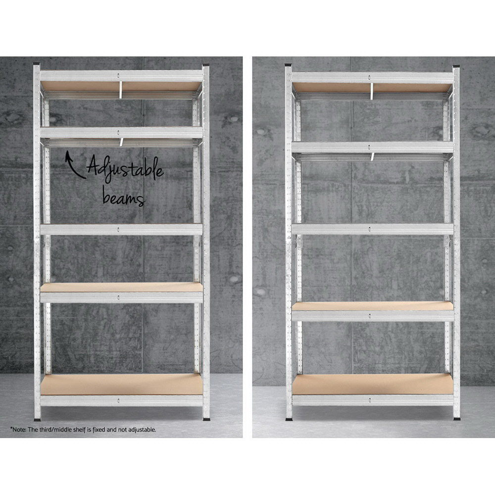 Giants 5x1.8M Warehouse Shelving Rack Racking Garage Metal Storage Shelves freeshipping - Awezingly