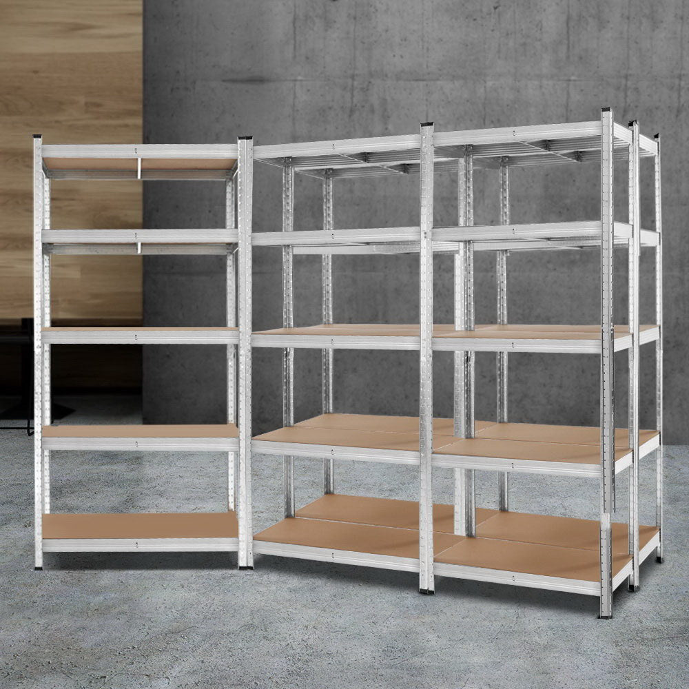 Giants 5x1.8M Warehouse Shelving Rack Racking Garage Metal Storage Shelves freeshipping - Awezingly