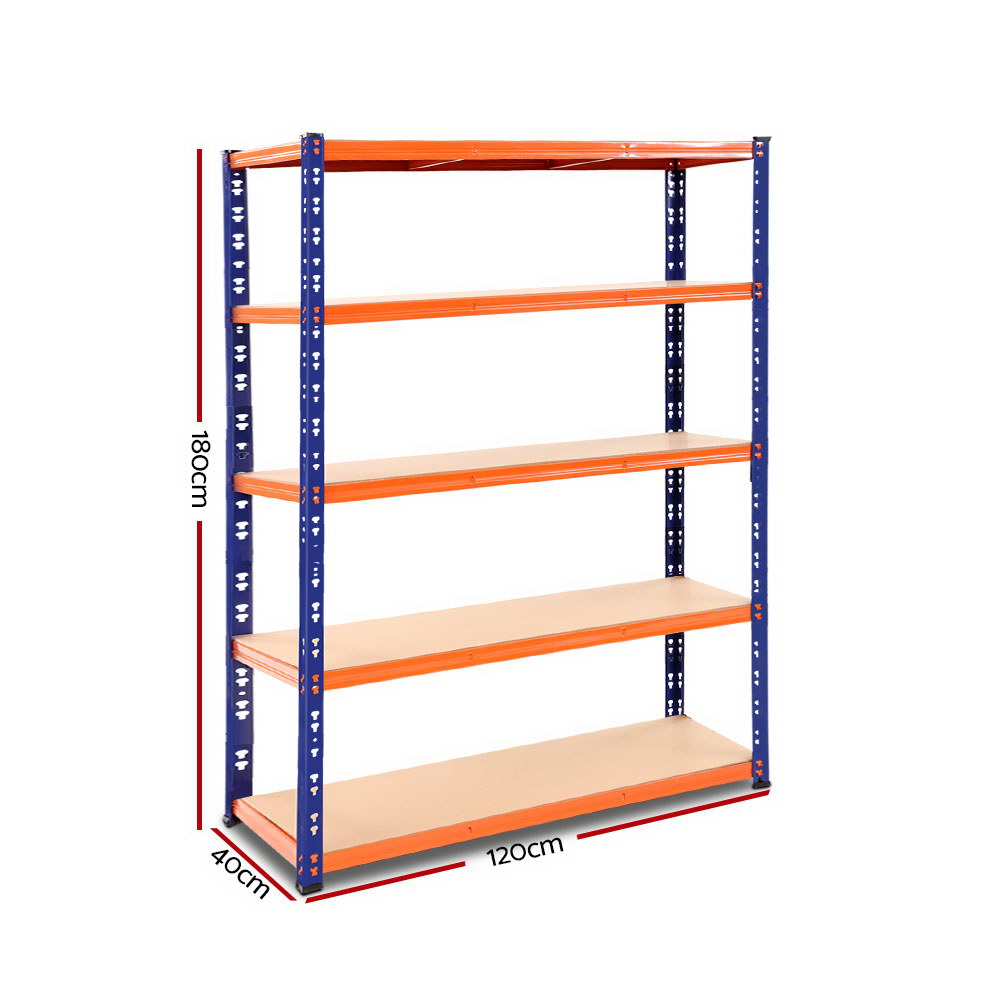 Giantz 1.8M Warehouse Racking Shelving Storage Shelf Garage Shelves Rack Steel freeshipping - Awezingly