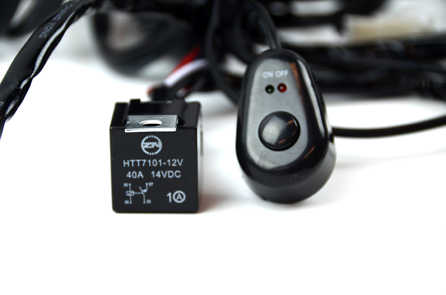 2way LED Universal Driving light Wiring Loom Harness 12V 24V 40A Relay Switch Does not apply