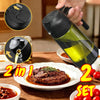 2 in 1 Olive Oil Sprayer Dispenser Baking Cooking BBQ Spray Bottle Kitchen Tool