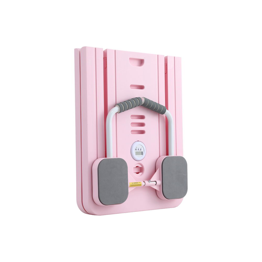 Everfit Pilates Reformer Abdominal Exercise Board Push Up Set Fitness Pink Everfit