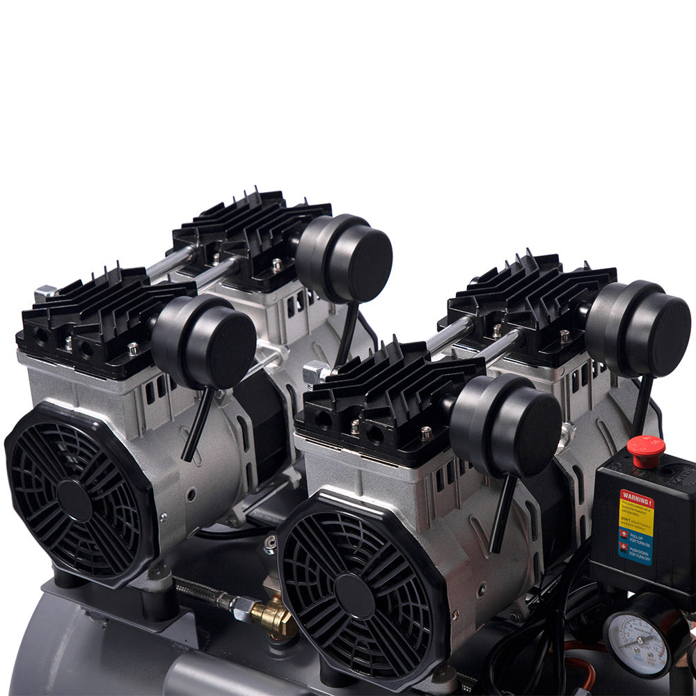 Giantz 50L Air Compressor 200L/min 3.0HP Oil-Free Quiet Electric Portable Air Inflator Giantz
