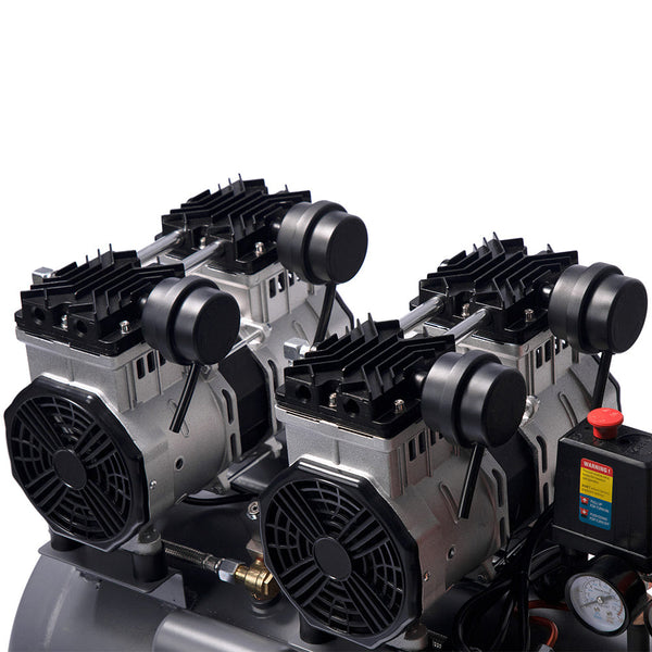 Giantz 50L Air Compressor 200L/min 3.0HP Oil-Free Quiet Electric Portable Air Inflator Giantz