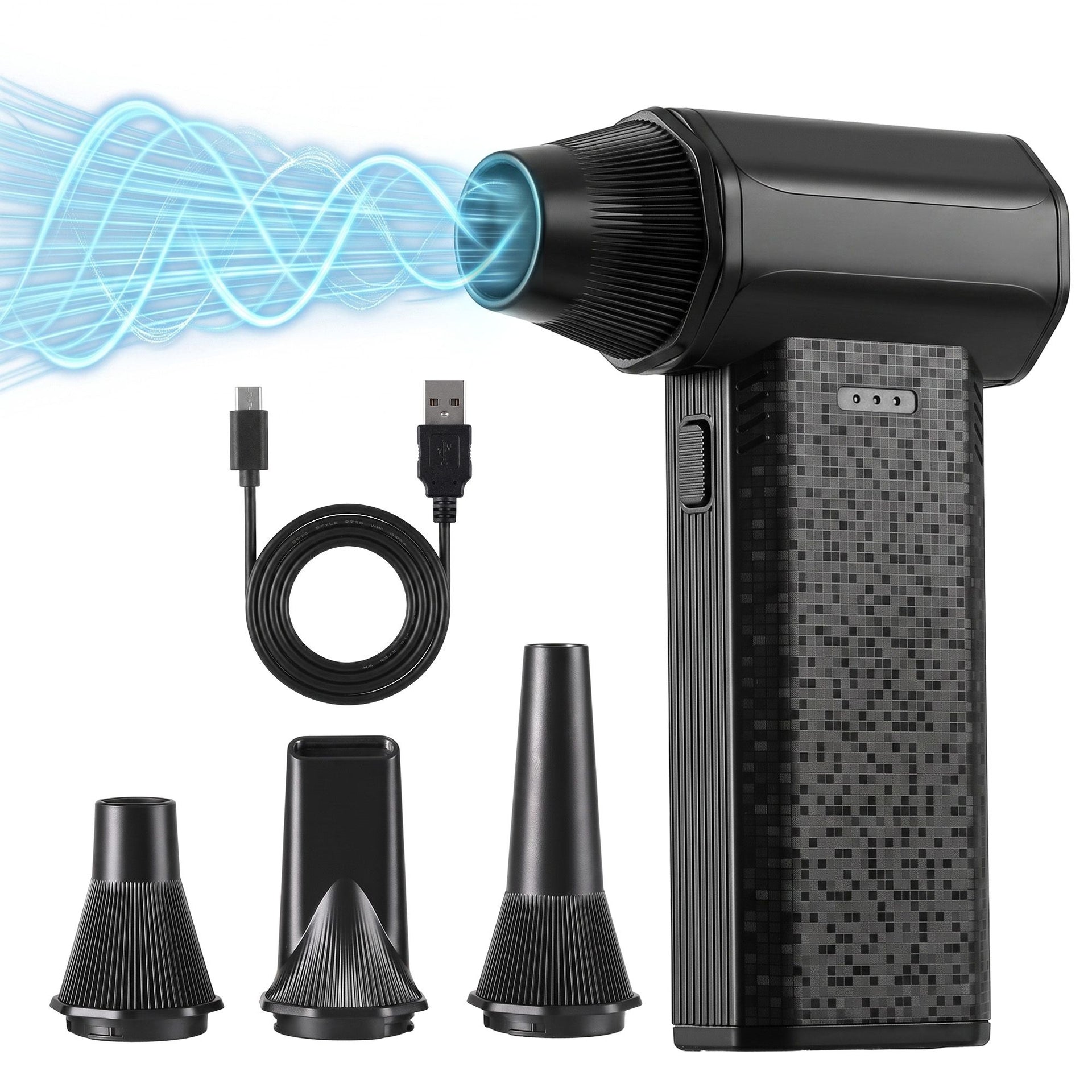 GIANTZ Electric Air Duster 202g 110000RPM Blower for Car Keyboard Outdoor Awezingly