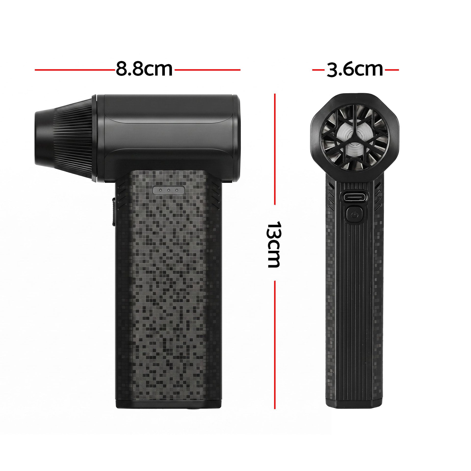 GIANTZ Electric Air Duster 202g 110000RPM Blower for Car Keyboard Outdoor Awezingly