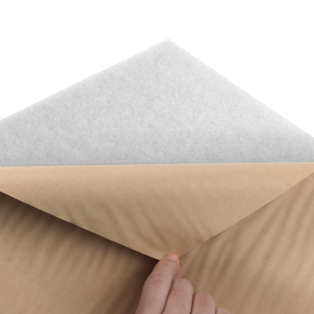 Alpha Acoustic Foam 12pcs 35x30x0.9cm Soundproof Absorption Panel Adhesive White Alpha