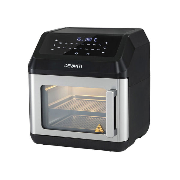 Devanti Air Fryer 13L LCD Fryers Oven Awezingly