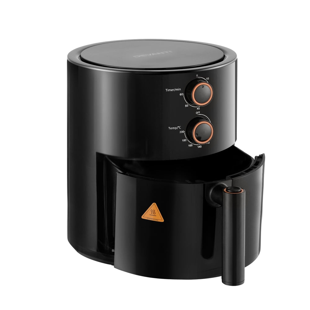 Devanti 4L Air Fryer Knob Control 1500W Devanti