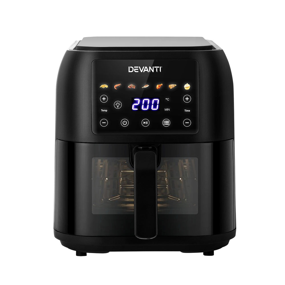 Devanti Air Fryer 8L LCD Fryers Devanti