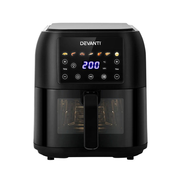 Devanti Air Fryer 8L LCD Fryers Devanti
