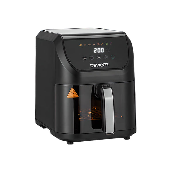 Devanti Air Fryer 5L W/ LCD Touch 1500W Devanti