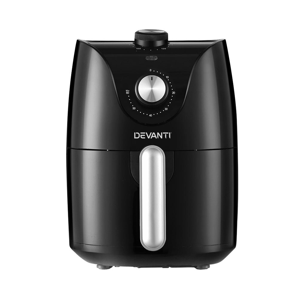 Devanti Air Fryer 2.5L Electric Fryers Airfryer Healthy Cooker Oil Free Kitchen Devanti