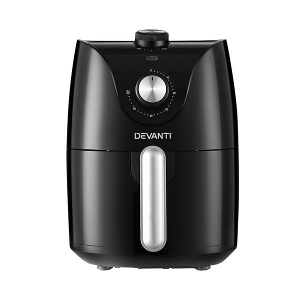 Devanti Air Fryer 2.5L Electric Fryers Airfryer Healthy Cooker Oil Free Kitchen Devanti