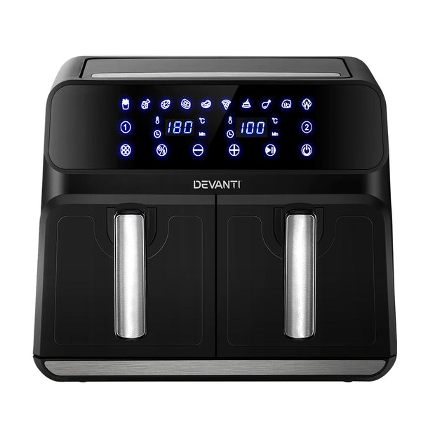 Devanti Air Fryer 8L LCD Fryers Oven Airfryer Healthy Cooker Oil Free Kitchen Devanti