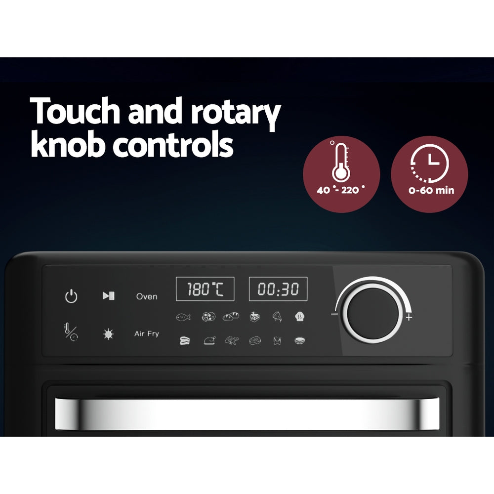 Devanti Air Fryer 15L LCD Fryers Oven Devanti