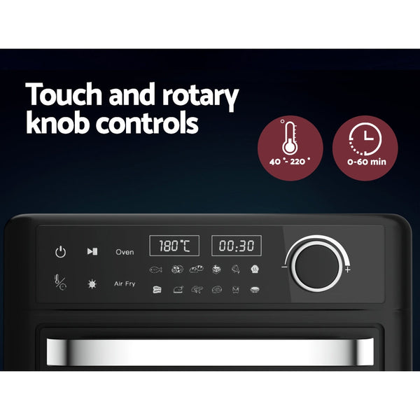 Devanti Air Fryer 15L LCD Fryers Oven Devanti