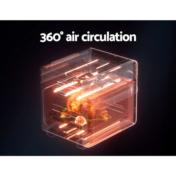 Devanti Air Fryer 15L LCD Fryers Oven Devanti