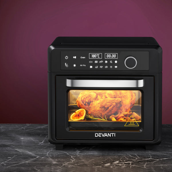 Devanti Air Fryer 20L LCD Fryers Oven Devanti