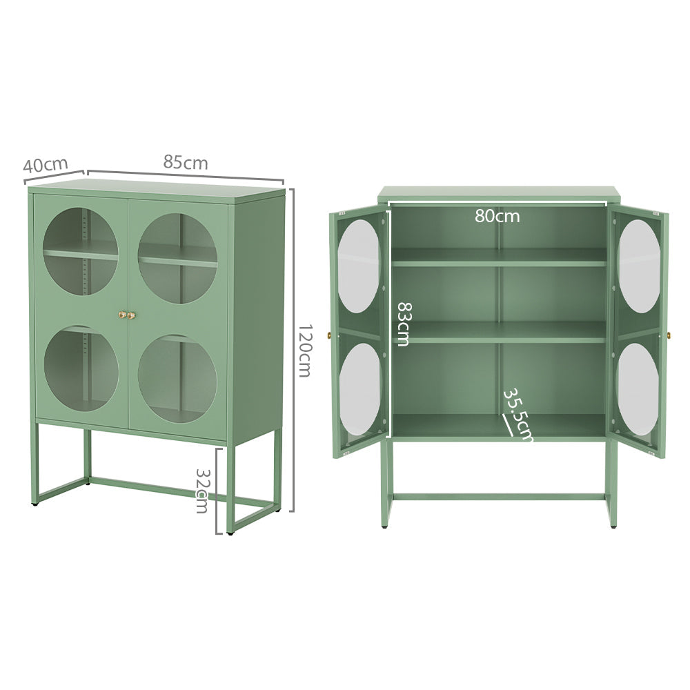 Artiss Buffet Sideboard Metal Cabinet - ELLA Green ArtissIn