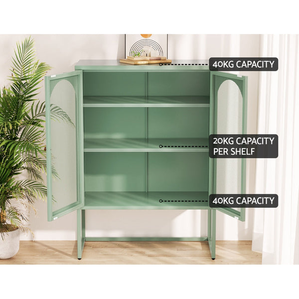 Artiss Buffet Sideboard Metal Cabinet - ELMA Green ArtissIn
