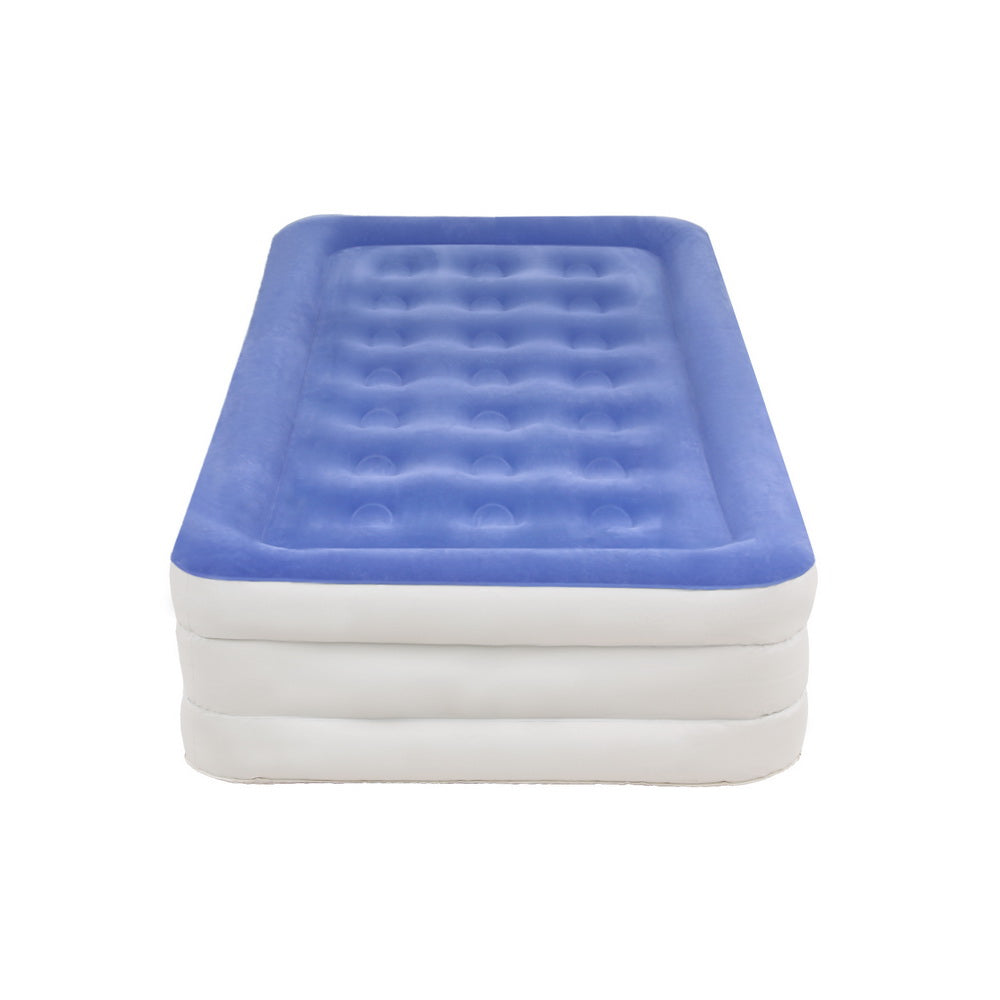 Weisshorn Air Mattress Single Inflatable Bed 46cm Cube Airbed Weisshorn