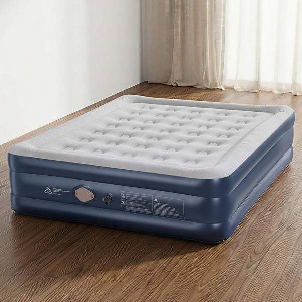 Weisshorn Air Mattress Queen Inflatable Bed 46cm Air bed Cube Awezingly
