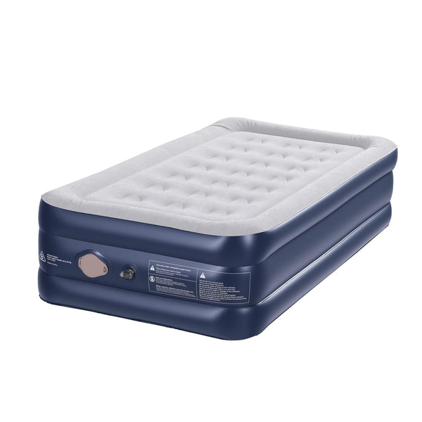 Weisshorn Air Mattress Single Inflatable Bed 46cm Air bed Cube Awezingly
