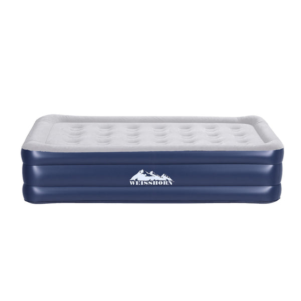 Weisshorn Air Mattress Single Inflatable Bed 46cm Air bed Cube Awezingly